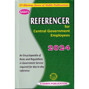 Nabhi's Referencer for Central Government Employees 2024 | CGS Handbook/Yearbook with Personal Recorder & Year Planner 2024-2025